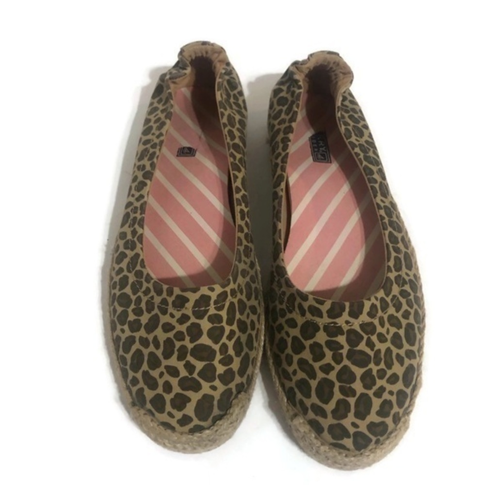Sperry Top Slider Womens Animal Print Espadrille
